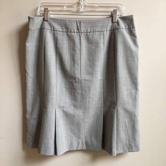 White House Black Market Dresses & Skirts - White House Black Market Gray Pleated Skirt